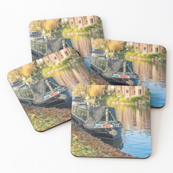 Item preview, Traditional narrow boat moored on the River Cam designed and sold by yackers1.
