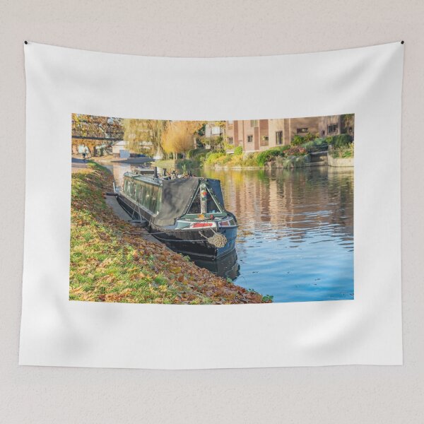 Item preview, Traditional narrow boat moored on the River Cam designed and sold by yackers1.