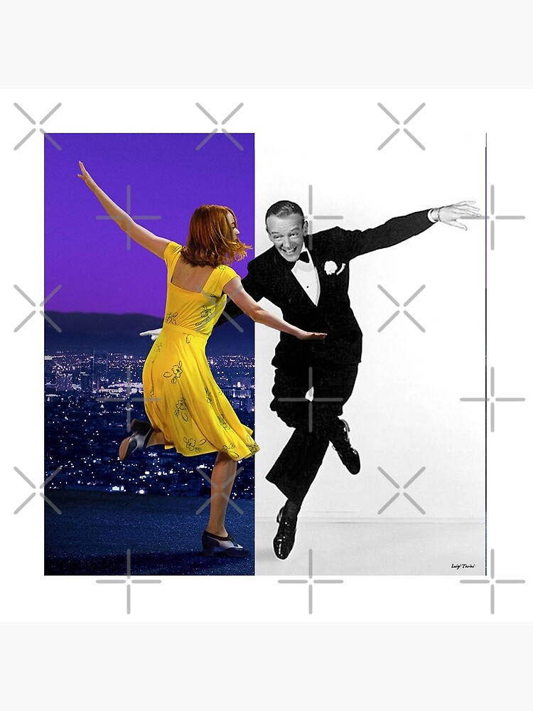 Emma Stone and Fred Astaire Art Board Print for Sale by LT