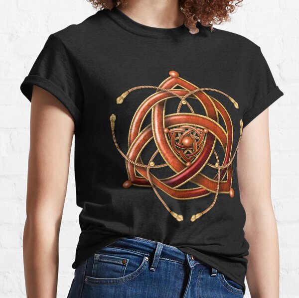 Celtic Triquetra - Copper and Gold Classic T-Shirt