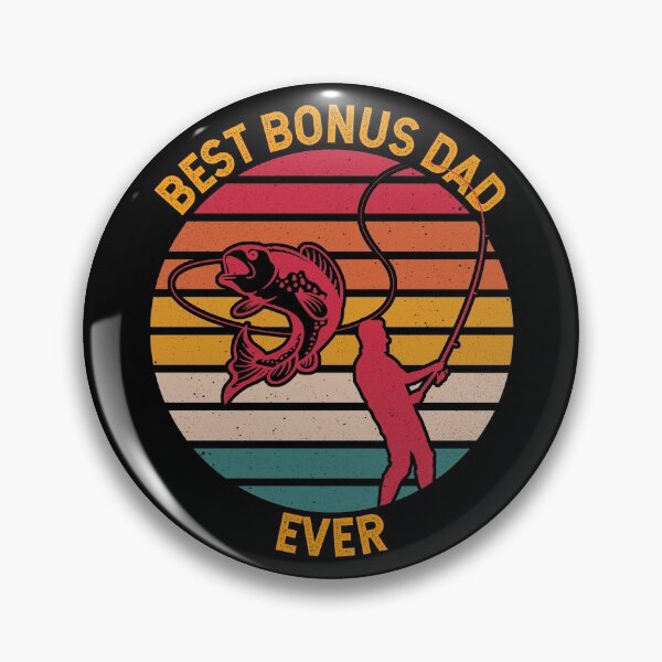 Item preview, Best Bonus Dad Ever Fishing designed and sold by TKsTees.