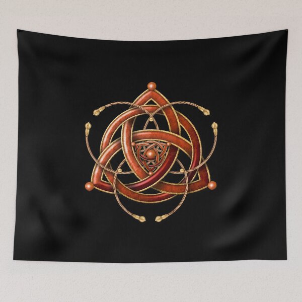 Item preview, Celtic Triquetra - Copper and Gold designed and sold by Naumaddic Arts.