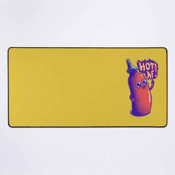 Item preview, Sriracha - HOT AF | Bonita botella de material caliente (amarillo) designed and sold by Any Color Designs.