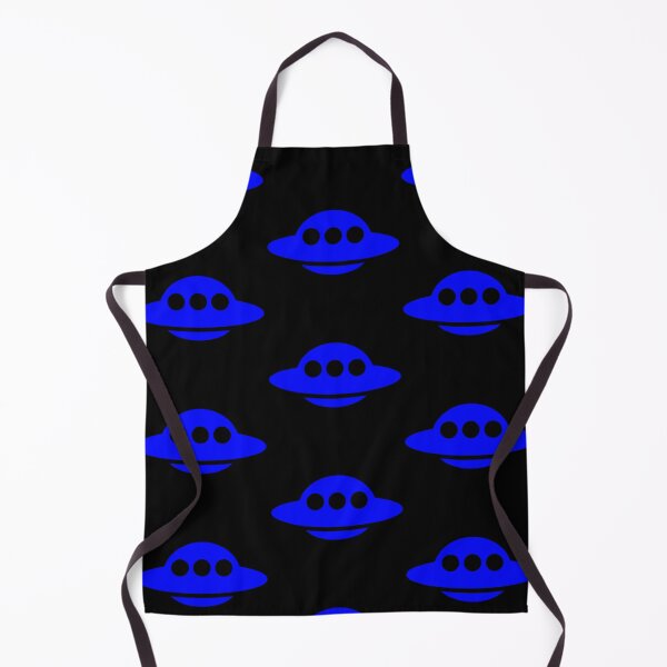 Item preview, Retro Blue UFO designed and sold by amanda150771.