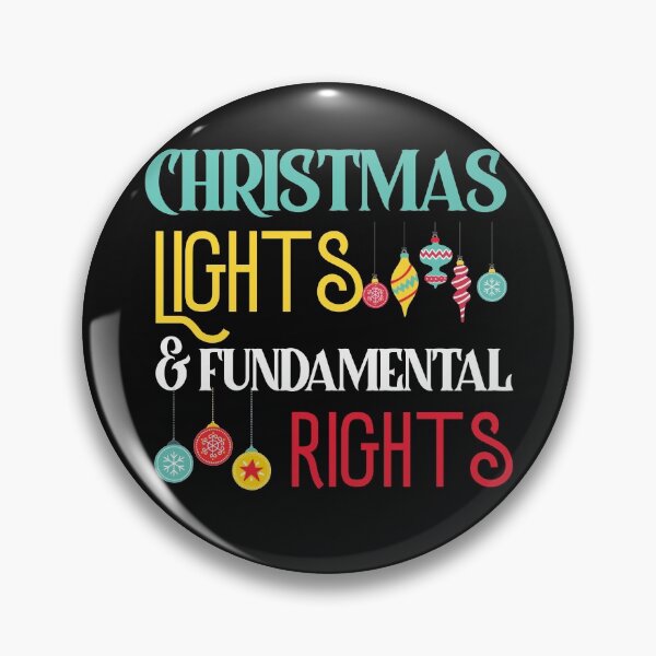 Item preview, Christmas Lights And Fundamental Rights designed and sold by ForStrong.
