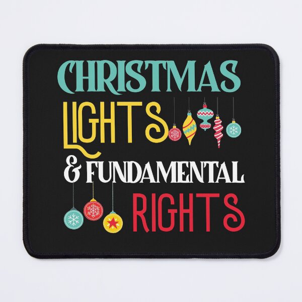 Item preview, Christmas Lights And Fundamental Rights designed and sold by ForStrong.