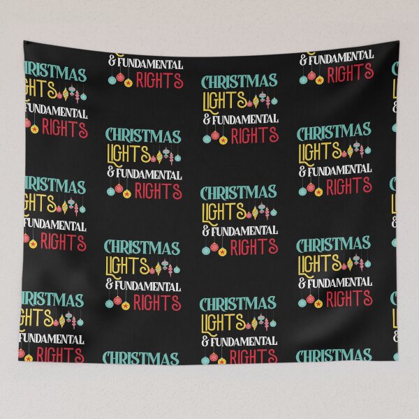 Item preview, Christmas Lights And Fundamental Rights designed and sold by ForStrong.
