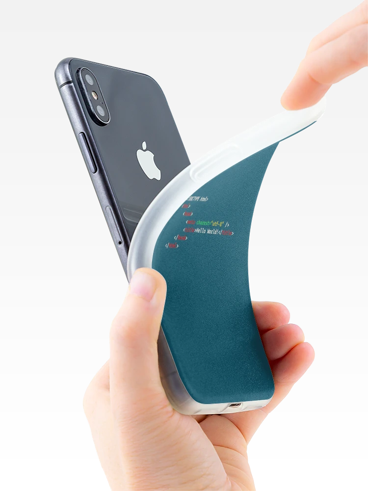Thumbnail 4 of 5, iPhone Case, Code HTML Design designed and sold by Thorolf.