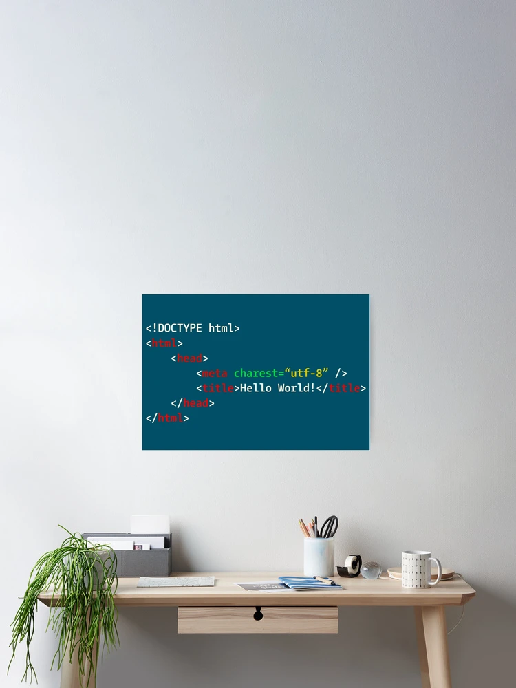 Thumbnail 2 of 3, Poster, Code HTML Design designed and sold by Thorolf.