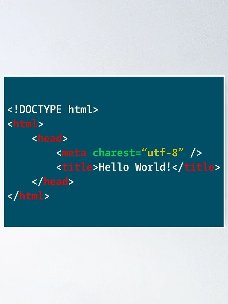 Thumbnail 1 of 3, Poster, Code HTML Design designed and sold by Thorolf.