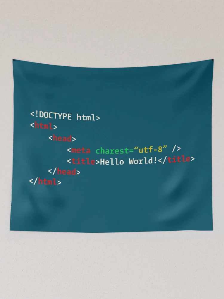 Thumbnail 2 of 3, Tapestry, Code HTML Design designed and sold by Thorolf.