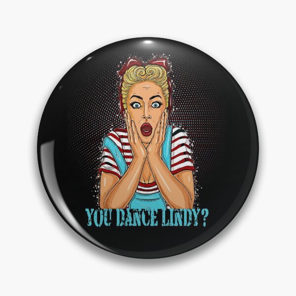 Artikelvorschau, You Dance Lindy? - Lindy Hop Swing Dance Pop Art T-Shirt entworfen und verkauft von Dubbra.