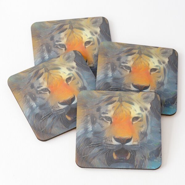 Item preview, Brush Stroke Tiger designed and sold by Karbast.