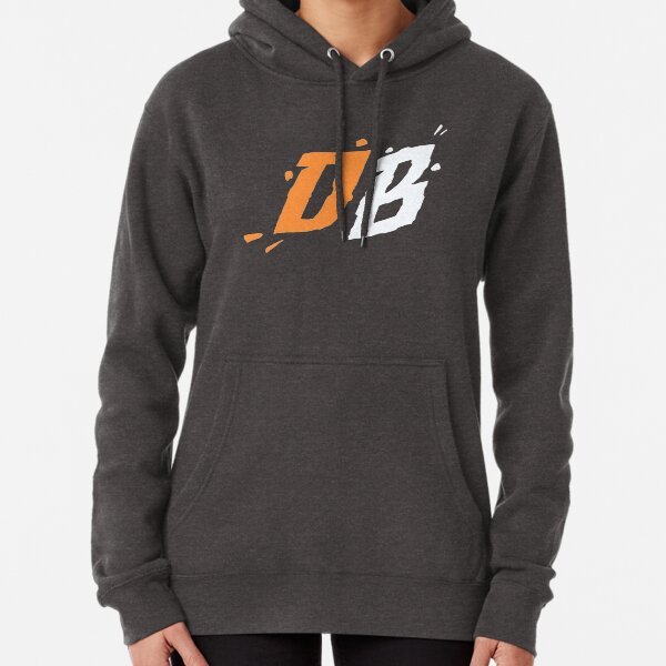 Bro DB Logo Typography Pullover Hoodie