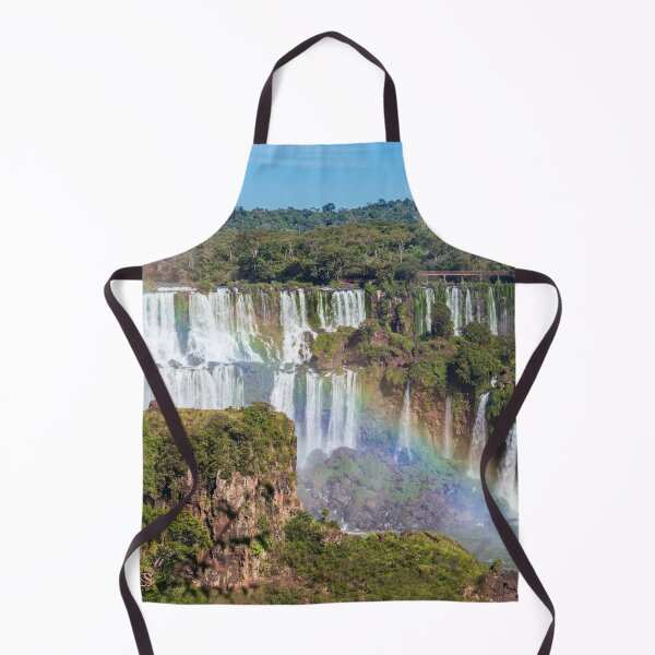 Item preview, Iguazú / Iguaçu Falls lush landscape and rainbow designed and sold by mycloudzdesign.