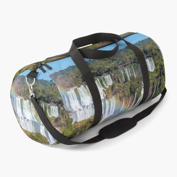 Item preview, Iguazú / Iguaçu Falls lush landscape and rainbow designed and sold by mycloudzdesign.