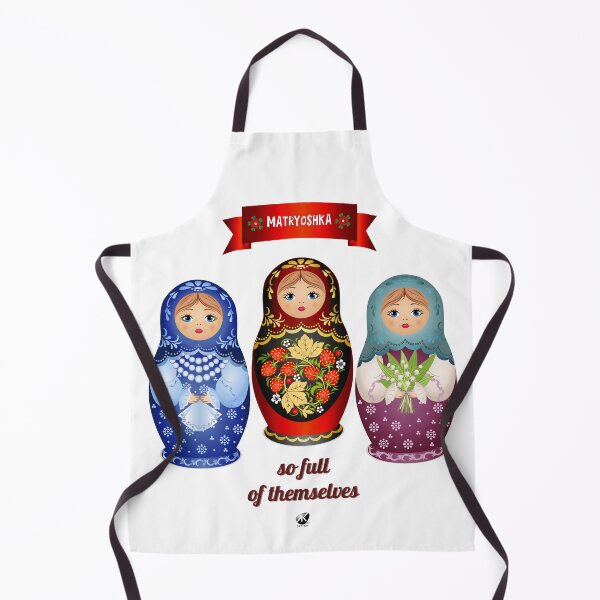 Item preview, Matryoshka dolls figure with inscription designed and sold by Alexandra Kueny.
