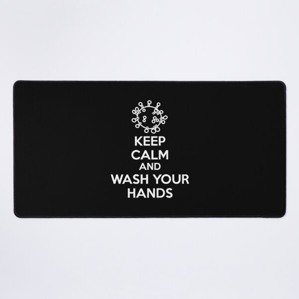 Item preview, Keep Calm and Wash Your Hands (white text) designed and sold by AMangoTees.