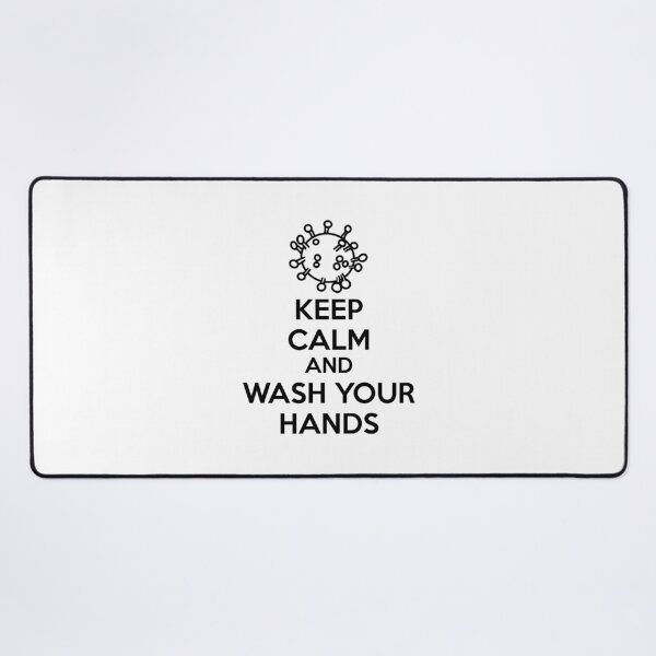 Item preview, Keep Calm and Wash Your Hands (black text) designed and sold by AMangoTees.
