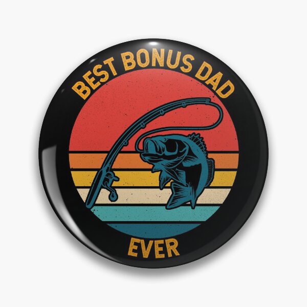 Item preview, Best Bonus Dad Ever Fishing designed and sold by TKsTees.
