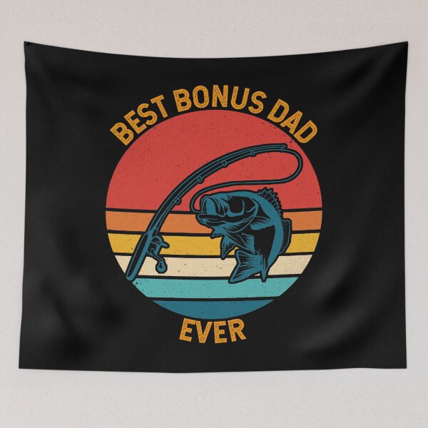 Item preview, Best Bonus Dad Ever Fishing designed and sold by TKsTees.