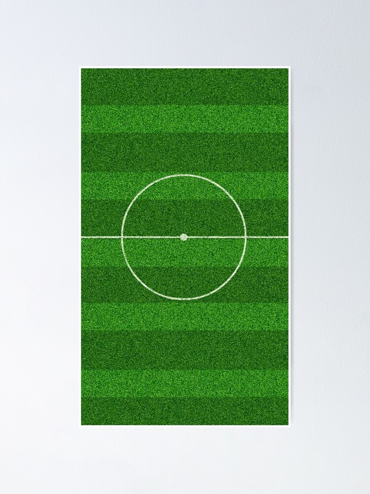 "Football Soccer Field" Poster by superbcase Redbubble