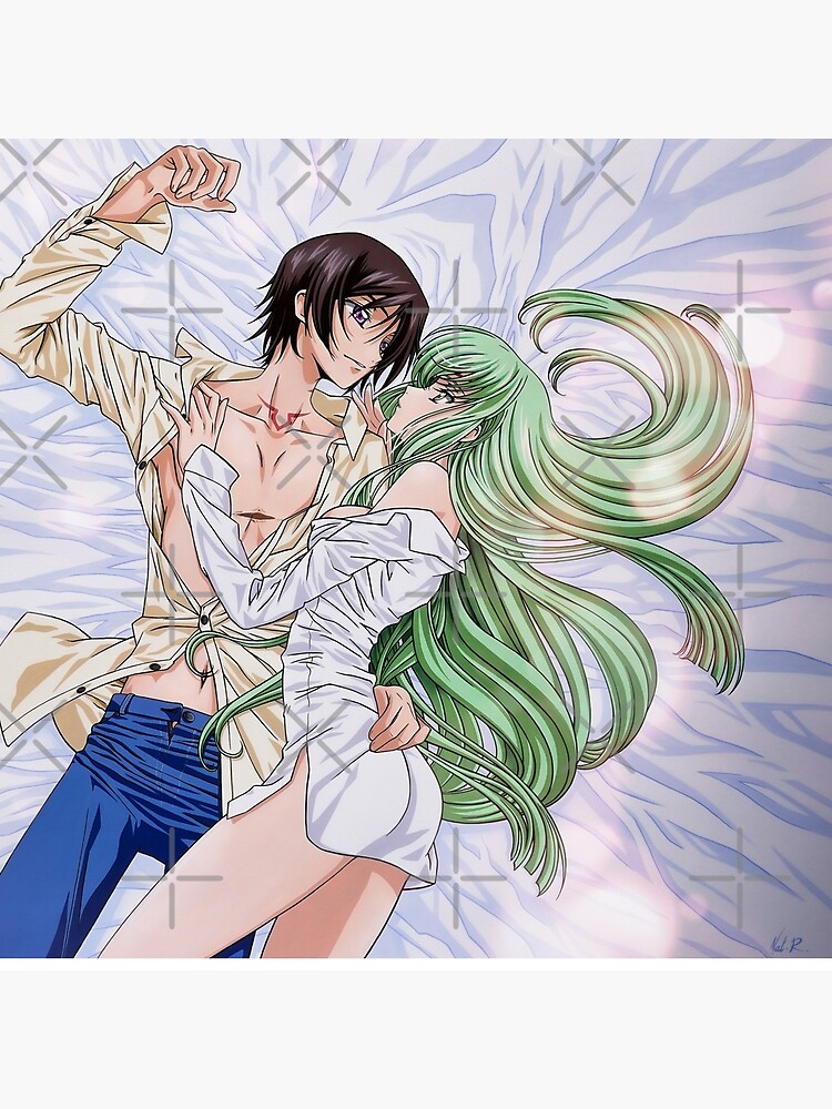 Lelouch Lamperouge And C C Code Geass Anime Fanart Manga Couple Art Board Print For Sale By Escafan Redbubble