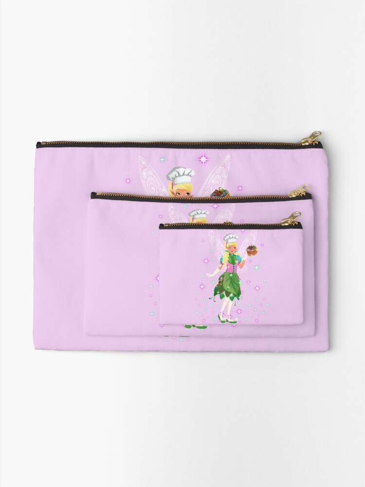 Thumbnail 2 of 4, Zipper Pouch, Bonita The Bakery Fairy™ designed and sold by TeelieTurner.