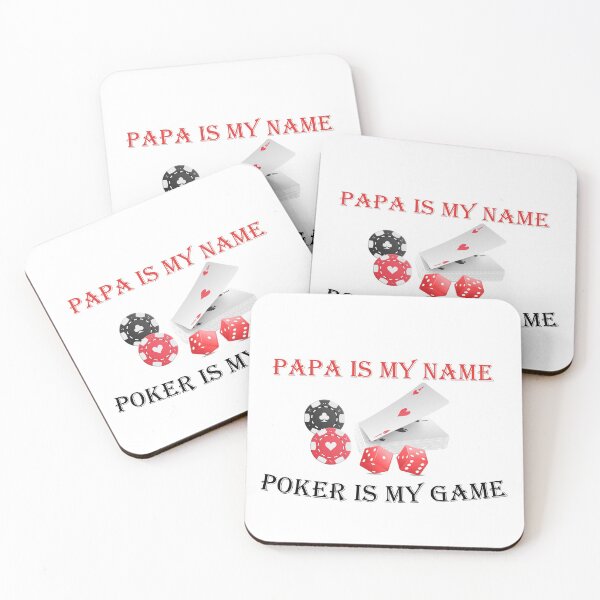 Item preview,  papa is my name poker is my game father gift  designed and sold by fatimaezzahra27.