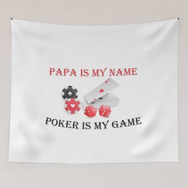 Item preview,  papa is my name poker is my game father gift  designed and sold by fatimaezzahra27.