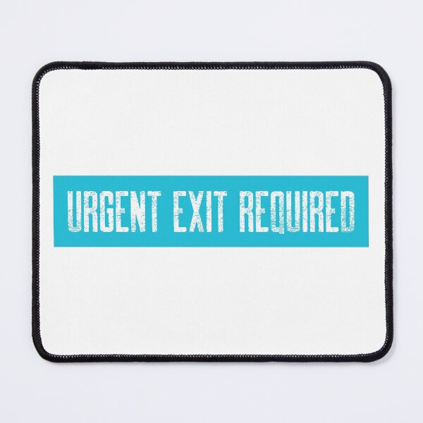 Item preview, Urgent Exit Required Line of Duty Quote Mask designed and sold by henes88.