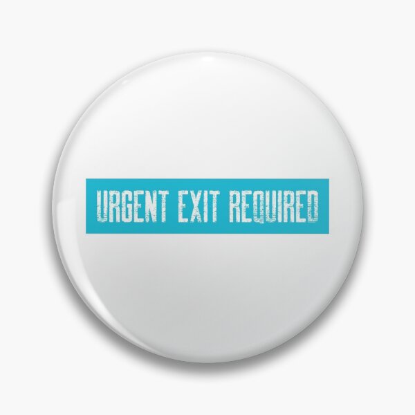 Item preview, Urgent Exit Required Line of Duty Quote Mask designed and sold by henes88.