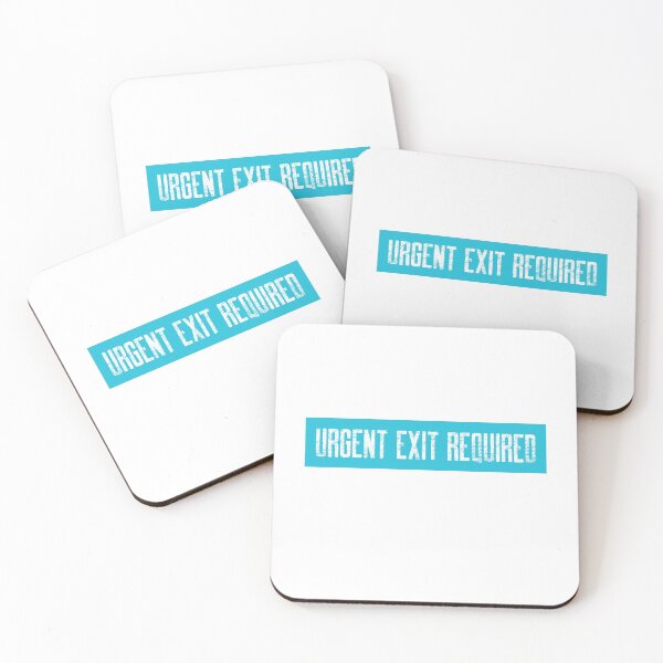 Item preview, Urgent Exit Required Line of Duty Quote Mask designed and sold by henes88.