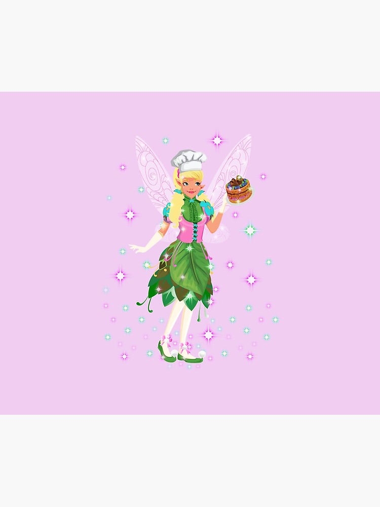 Thumbnail 5 of 5, Shower Curtain, Bonita The Bakery Fairy™ designed and sold by TeelieTurner.