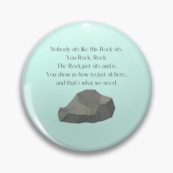 Item preview, i heart huckabees, Nobody Sits Like This Rock Sits Existentialist Poem designed and sold by Epixsphere.