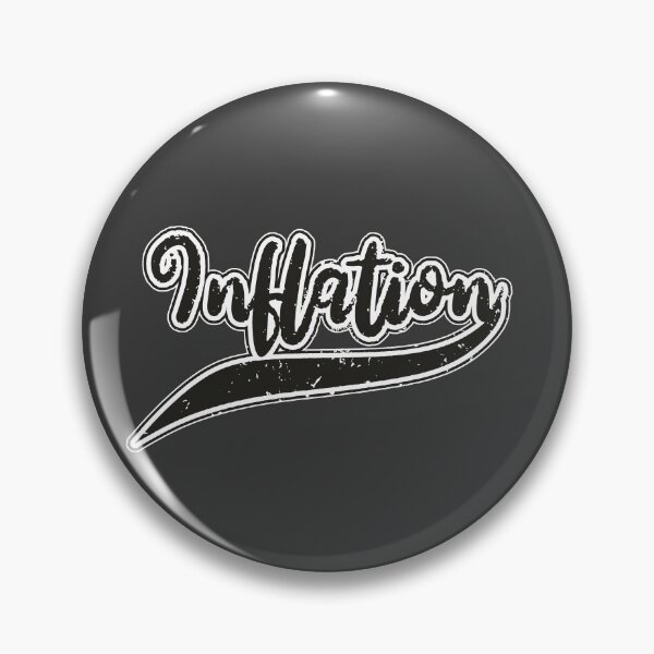 Item preview, Inflation - Funny Economics Sports Text, Black designed and sold by Chubuter.