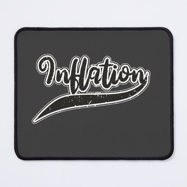 Item preview, Inflation - Funny Economics Sports Text, Black designed and sold by Chubuter.