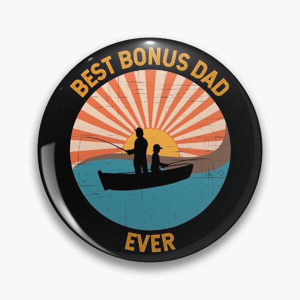 Item preview, Best Bonus Dad Ever Fishing designed and sold by TKsTees.