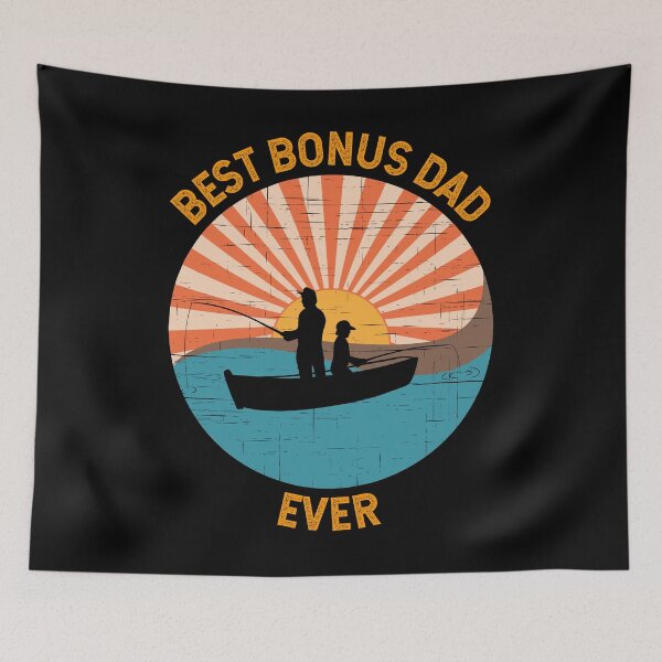 Item preview, Best Bonus Dad Ever Fishing designed and sold by TKsTees.