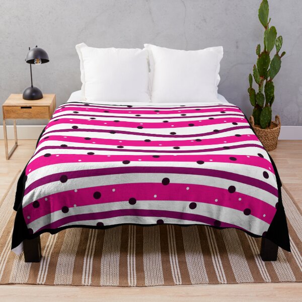 Item preview, Pink lines and black dots designed and sold by pnkpopcorn.