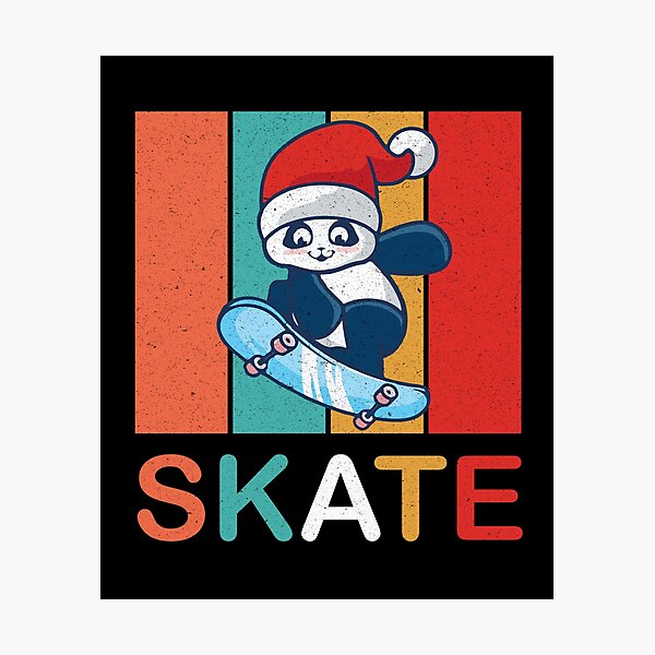 Item preview, Cute Skater Panda Skatebording on Skateboard designed and sold by Wadia Hamda.
