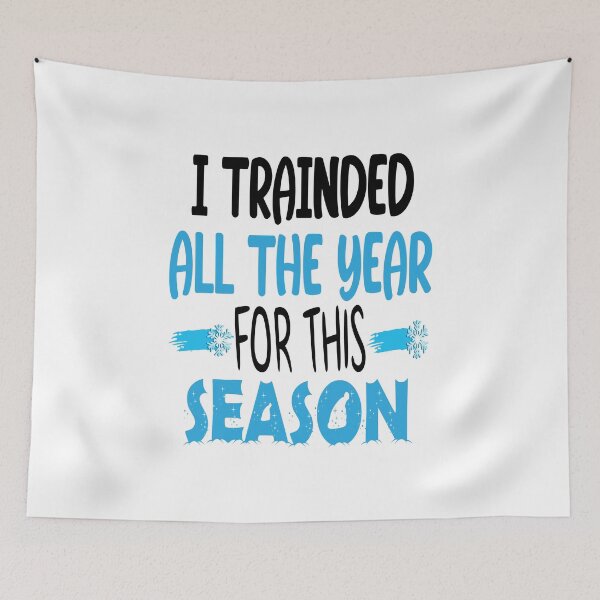 Item preview, I Trained All Year For This Season - Funny Christmas T-shirt, Merry Black Tops, Holiday Gift, Santa Claus Party designed and sold by CoolButFunny.