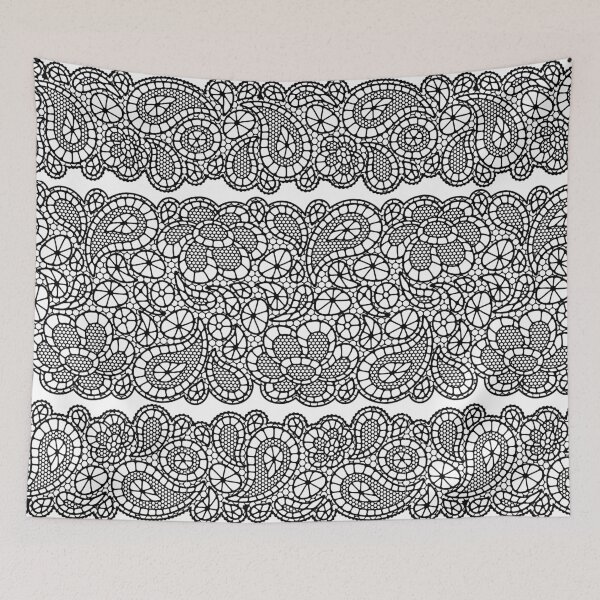 Item preview, Floral Guipure lace in black  designed and sold by mycloudzdesign.