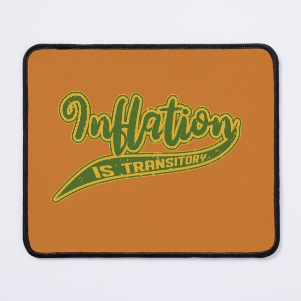 Item preview, Inflation Is Transitory - Economics Sports Text, Green and Yellow designed and sold by Chubuter.