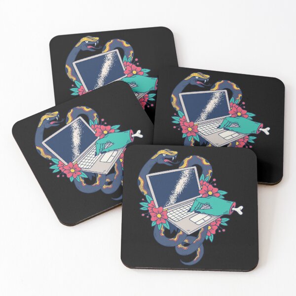Item preview, Laptop Tattoo designed and sold by Slap-Happy-Co.