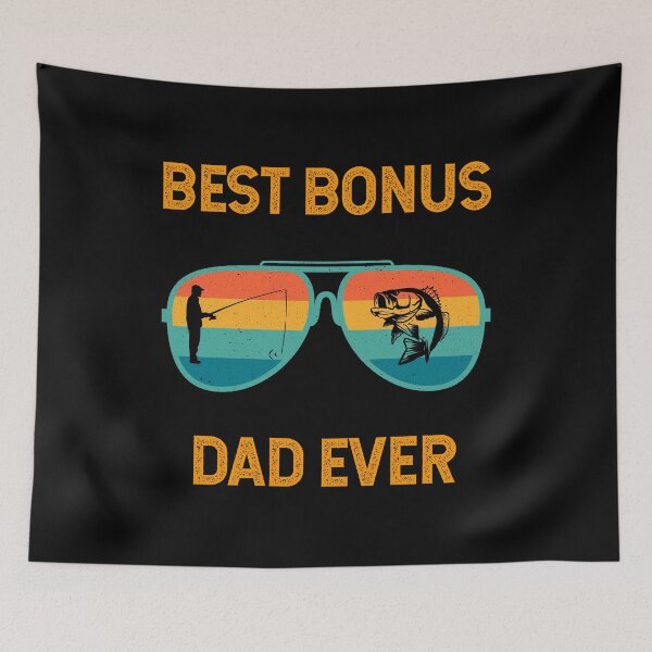 Item preview, Best Bonus Dad Ever Fishing designed and sold by TKsTees.