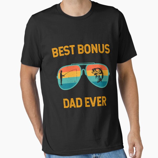 Item preview, Best Bonus Dad Ever Fishing designed and sold by TKsTees.
