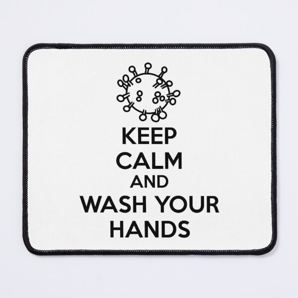 Item preview, Keep Calm and Wash Your Hands (black text) designed and sold by AMangoTees.