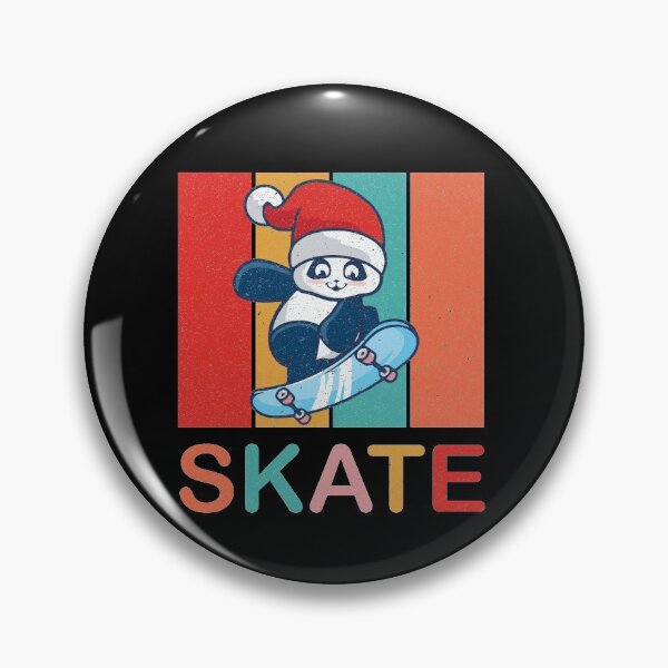 Item preview, Cute Skater Panda Skatebording on Skateboard Christmas Gift designed and sold by Wadia Hamda.