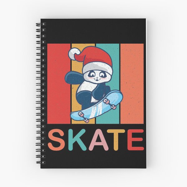 Item preview, Cute Skater Panda Skatebording on Skateboard Christmas Gift designed and sold by Wadia Hamda.